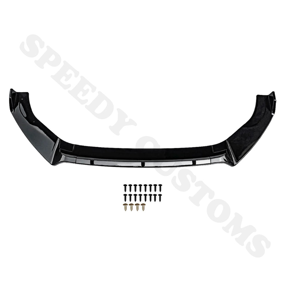 VW Golf Mk7/7.5 (all models) 2014–2020 Gloss Black Splitter