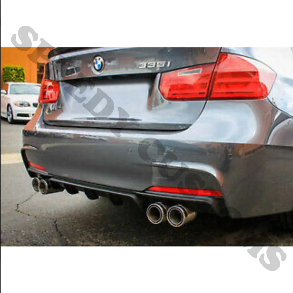 BMW 3 Series F30 Quad Tip Diffuser 2012-2018