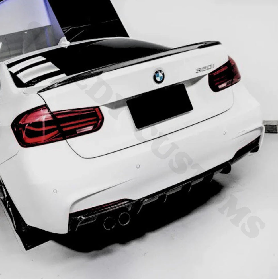 BMW 3 series F30 Single Dual Tip Diffuser 2012-2018