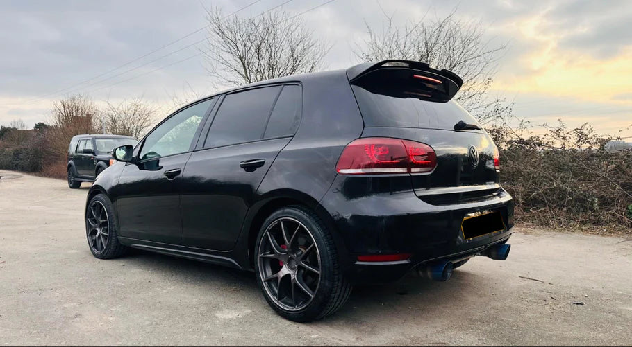 VW Golf MK6 TSI TDI Oettinger Style Gloss Black Boot Spoiler 2008-2013