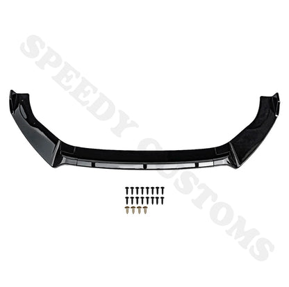 VW Golf Mk7/7.5 (all models) 2014–2020 Gloss Black Splitter