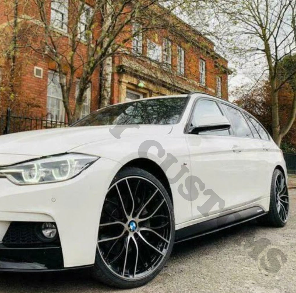 BMW 3 series F30/F35 Side Skirt (GLOSS BLACK) 2012-2018