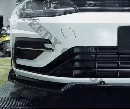 VW Golf Mk7/7.5 (all models) 2014–2020 Gloss Black Splitter