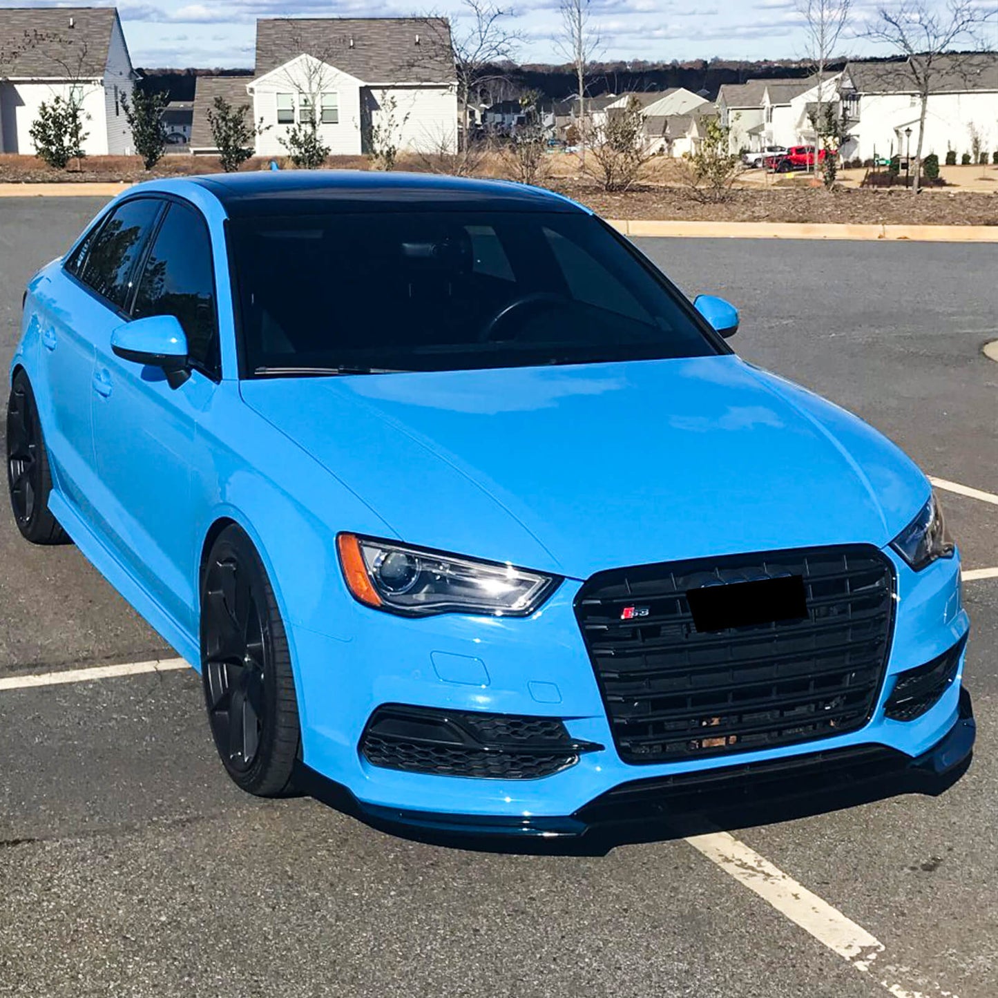 Front Bumper Lip For 2014-2016 Audi S3 A3 S Line Front Splitter
