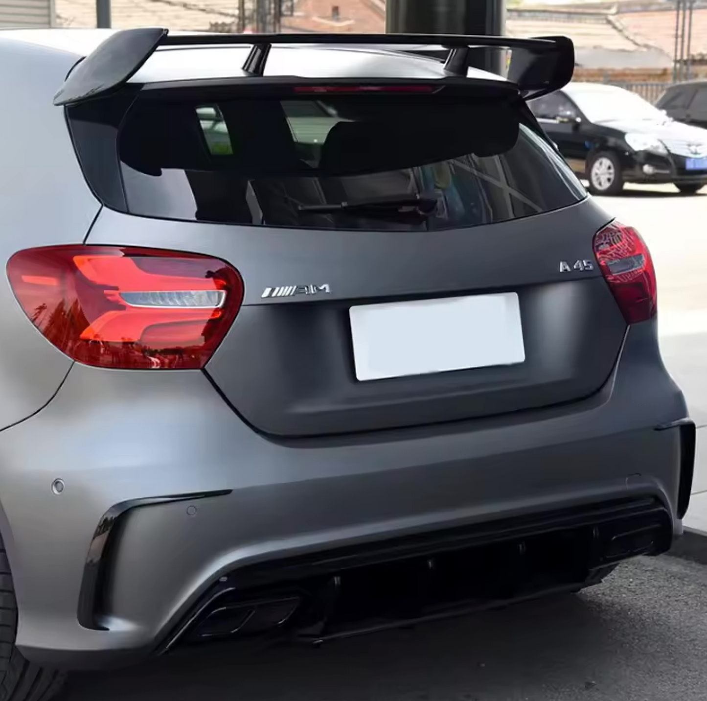 Mercedes-Benz 2012-2018 A Class W176 A45 AMG Style Boot Spoiler Gloss Black
