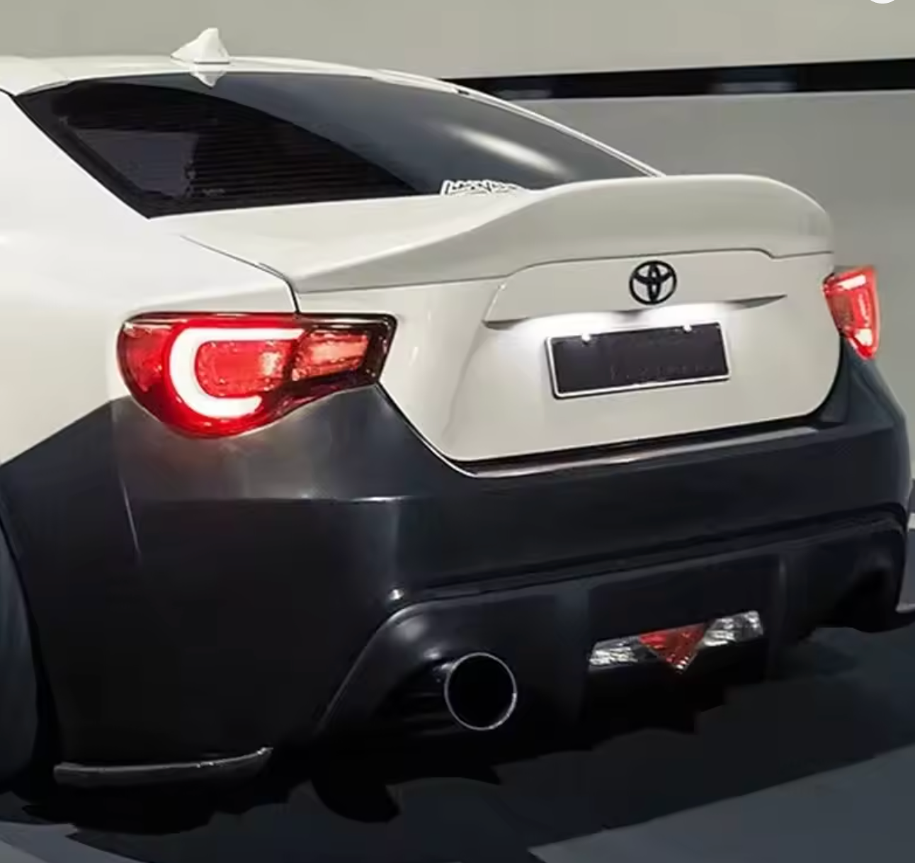TOYOTA GT86/SUBARU BRZ Spoiler 2012 2013 2014 2015 TRD Style Gloss Black Rear Wing Spoiler