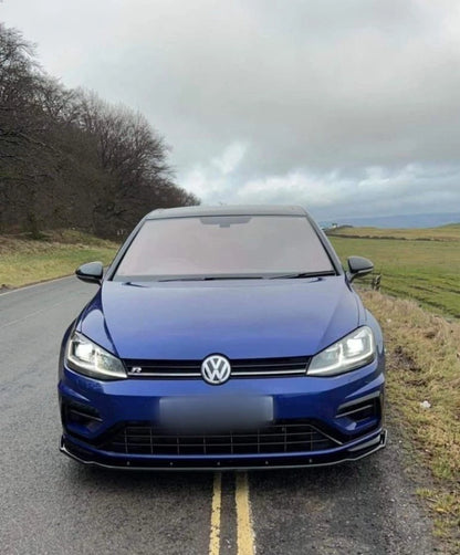 VW Golf Mk7/7.5 (All models) 2014–2020 Gloss Black Splitter