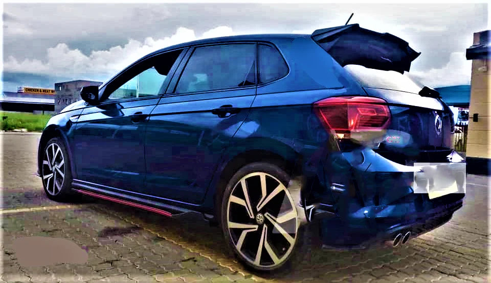 VW Polo MK6 AW GTI R Batman Style Gloss Black Boot Spoiler 2018-2021